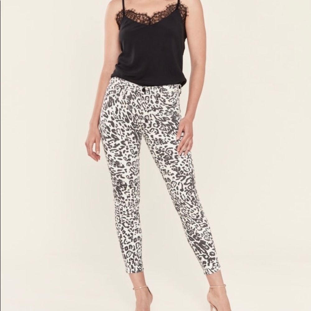Hudson Barbara High Rise Super Skinny Jeans 25